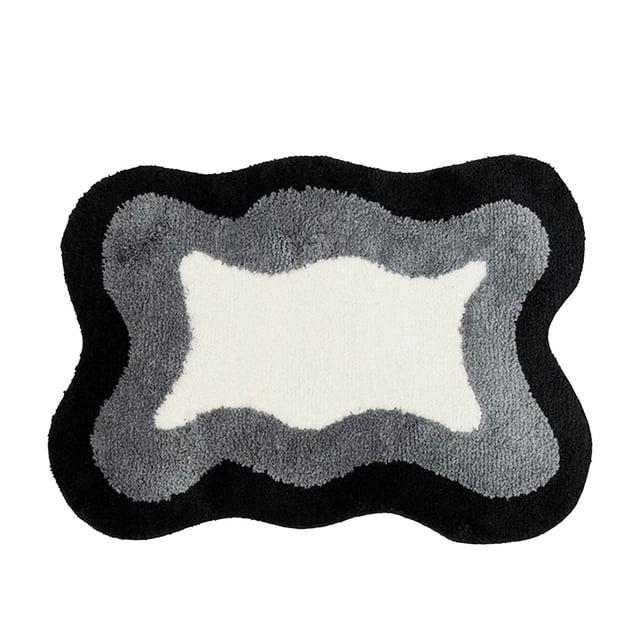 Bath Mats for Bathroom,Bath Rug Thick Soft Absorbent Rubber Backing Dry Microfiber Mats Machine Washable Rugs for Shower Floor Bathroom Runner Bathmat Accessories Decor