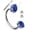 Tanzanite 8mm, variant on 16G Cartilage Earring Double CZ Labret Stud Internally Threaded Helix Piercing Jewelry 316L Stainless Steel Horseshoe Lip Stud with Piercing Ball Grabber Guidance Needle 10MM