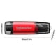 thumbnail image 5 of Herramienta para romper ventanas y cortar cinturones de seguridad - Martillo de escape de emergencia con punzón y llavero con resorte - 85x25x21mm, 5 of 5