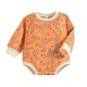 thumbnail image 1 of Gibobby Pañalero de algodón Bebé niños niñas manga larga estampados de dibujos animados pulóver recién nacido sudadera monos(Naranja, 3-6 Meses), 1 of 5