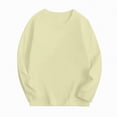 thumbnail image 4 of HCNTES Boys Long Sleeve Print Shirts Cute Crew Neck T-shirt Fall Casual Lightweight Pullover Tops(Light Yellow,4-5 Years), 4 of 4