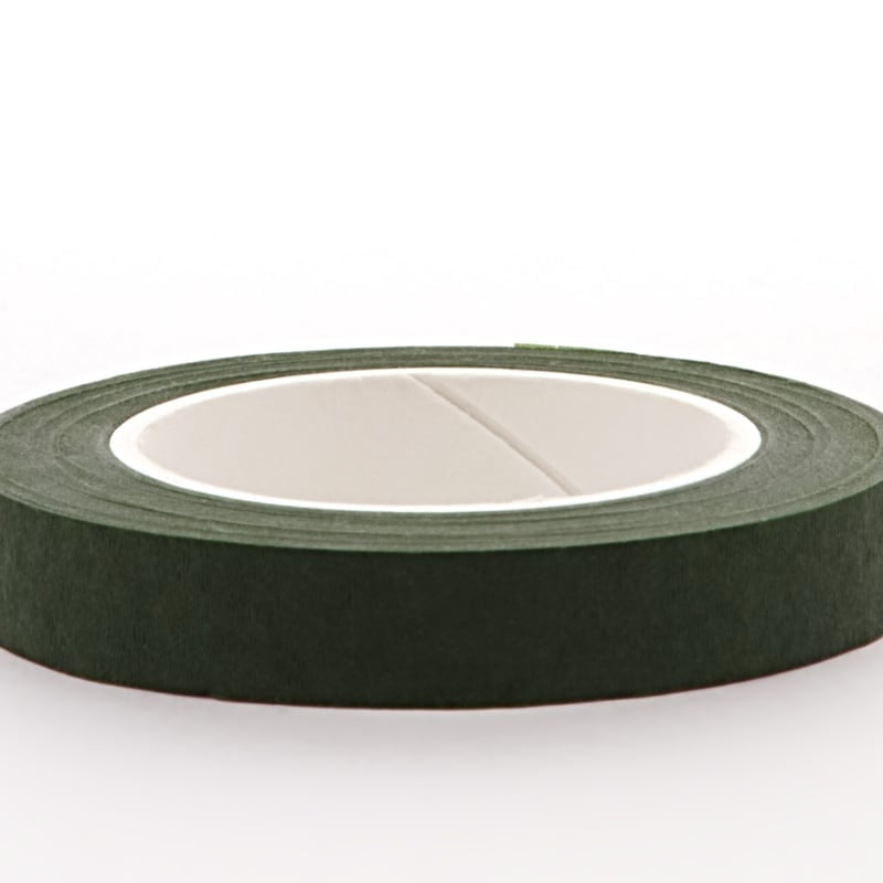 Dark Green Florist Tape 1/2" X 60' by Paper Mart