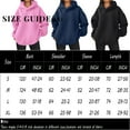 thumbnail image 3 of Mohiass Womens Oversized Hoodies Fleece Hooded Sweatshirts Casual Comfy Tops Fall Fashion 2025 Cute Clothes with Pockets White XL, 3 of 6