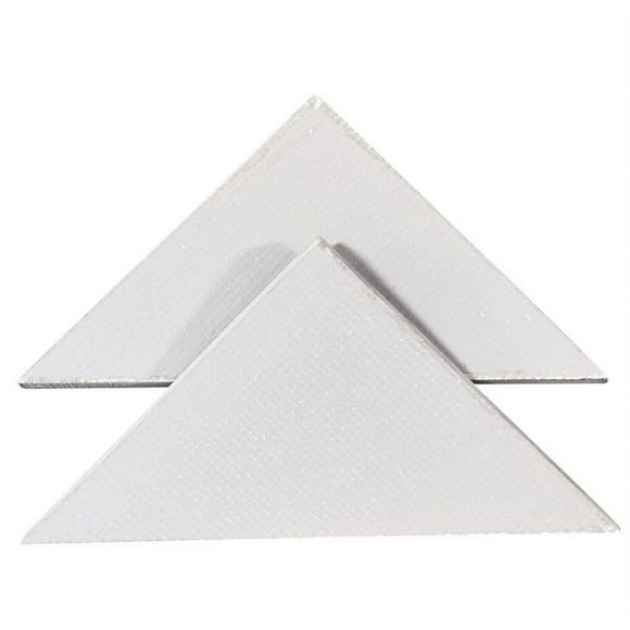 Triangle 10" x 10" x 1" Corner Shelves - 2 Pack