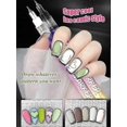 thumbnail image 4 of Fine Tips 3D Nail Art Pens, 12 Colors 0.5MM Nail Polish Pens Nail Point Graffiti Dotting Pen Drawing Painting Liner Brush for Home Salon Quickly DIY N, 4 of 5