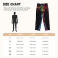 thumbnail image 3 of Balery Neon Psychedelic Giraffe Pantalones de pijama para mujer, pijamas ultraligeros, pantalones de estar por casa-Medium, 3 of 6