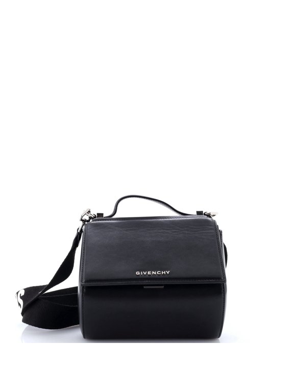 Pre-Owned Logo Strap Pandora Box Bag Leather Mini By Rebag