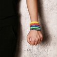 thumbnail image 2 of Medical Alert Type 1/2 Diabetes Bracelet 5Pcs Silicone Wristband Lightweight 7.5 Diameter Wearable Band for Kids Adult, 2 of 4