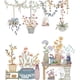 thumbnail image 5 of Extraíble Acuarela Colgante Maceta Pegatinas de pared Macetas Pegatinas de pared Plantas de colores Etiqueta de la pared Naturaleza Floral Colgante Etiqueta de la pared Murales de arte JAMW Sencillez, 5 of 5