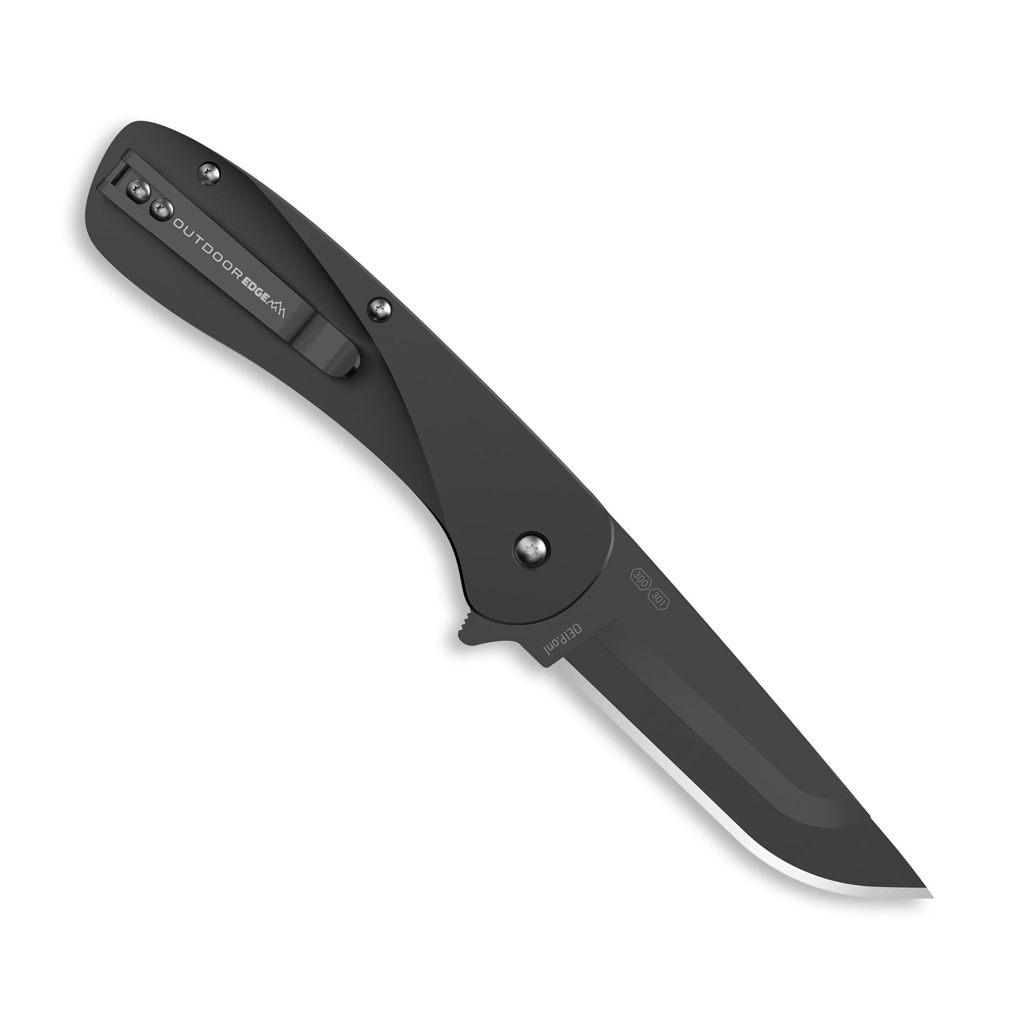 Outdoor Edge Razor VX1 with Black Anodized Aluminum with Spring Assisted Opening