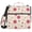 Heart and Dot, variant on 3 Ring Zipper Binder with Shoulder Strap Waterproof Trapper Keeper 2 Inch D-Ring 500 Sheets Capacity Heart on Circle