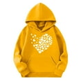 thumbnail image 4 of Bnwani Hoodies for Big Girls Long Sleeve Oversized Fleece Sweatshirt Cute Plain Tops Pullover, 4 of 4