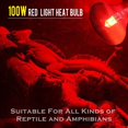 thumbnail image 5 of Bombilla de Luz Infrarroja de 8 Paquete de 100W Luz Roja Bombillas de para Lagartos Mascotas Dragones Barbudos Camaleones Serpientes Reptiles y Anfibios 220V, 5 of 5