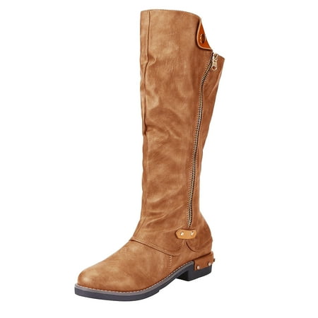 

HGWXX7 Casual Shoes Zipper Boots Warm Fashion Long Women s Heels High Low Boots Women s Boots Fall Shoes