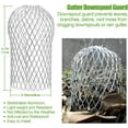 thumbnail image 4 of Gutter Downspout Guards,3.5 Inch Expandable Aluminium Filter Strainer for Preventing Blockage Leaves Debris(4 Pcs), 4 of 9