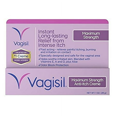 Vagisil Maximum Strength Instant Anti-Itch Vaginal 1 Ounce (Pack of 16)