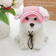 thumbnail image 5 of Summer Pet Sun Hat with Bow Ears Breathable Mesh Shade for Dogs and Cats, 5 of 6