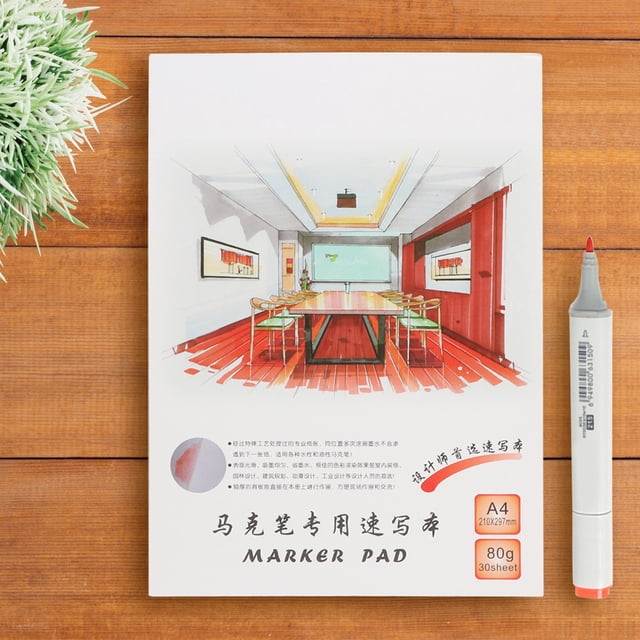 Bloc de notas, papel marcador para dibujo artístico, papel para acuarela, papel para cuaderno de bocetos, papel para dibujo, multifuncional