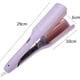 thumbnail image 2 of Big Wave Hair Curler Iron Wand, 32mm Romantic French Egg Roll Curling Iron, Multifunctional Ceramic V-Shaped Hair Curling Iron, 4 Gears Temperature Fa, 2 of 5