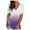 Purple, variant on Nnhblu Blouses for Women Fashion 2023 V Neck T Shirts for Women Sales Clearance Women's Fashion Casual Gradient V-neck Short Sleeve Loose T-shirt Tops Green