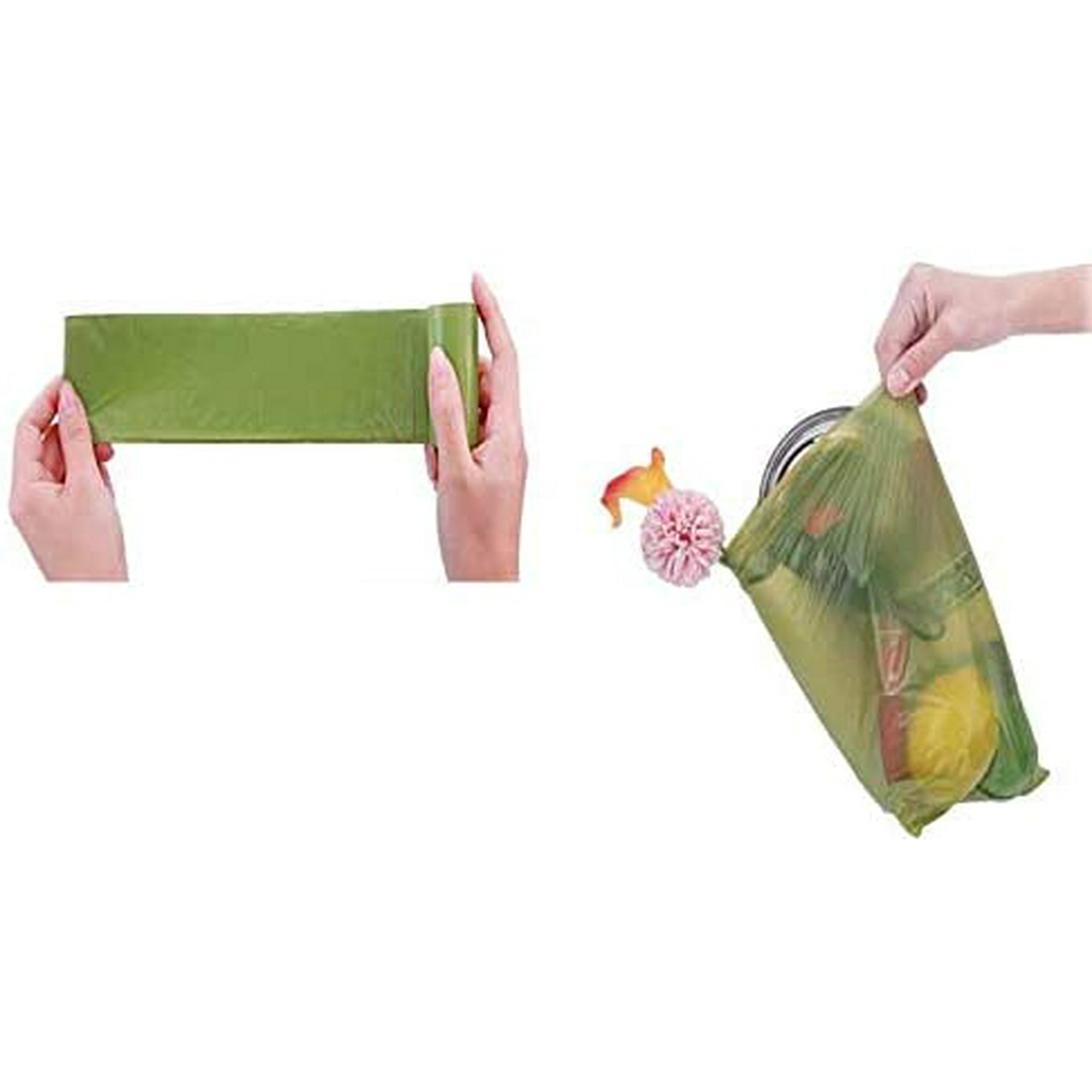 Kartokner Pet Poop Bags And Degradable Environmental Dog Poop Waste Bag 8 Rolls Lavender Scented