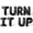 Black, variant on Letter Balloons - TURN IT UP 16" Inch Alphabet Letters Foil Mylar Balloon Bachelorette Party Banner (Gold)