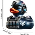 thumbnail image 2 of Military Rubber Ducks, Armed Mini Resin Ducks for Jeeps Ducking, Armed Army Duck, Hand-Painted Patriotic Veteran's Day Gifts, Unique Coolest Party Favors, Mini Military Rubber Cute Duckies, 2 of 9