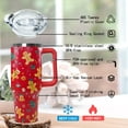 thumbnail image 2 of Zhufwei 40 oz Easter Bunny Tumbler with Handle lid and Straw,Easter Bunny Rabbit CoffeeTravel Mug Cup Water Bottle,Easter Bunny Decor,Easter Rabbit Gifts for Women, 2 of 6