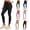 Black, variant on 7/8 Leggings for Women Quick Dry High Waist Breathable Yoga Pants Cycling Gym Workout,Blue_M