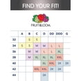 thumbnail image 5 of Fruit of The Loom Women's 2-Pack Full Coverage Wireless Bra w/ Built In Pads - All Day Comfort, 5 of 5