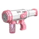 thumbnail image 1 of Soplador de burbujas de 12 agujeros, modo de ventilador, soplador automático de burbujas para el verano (rosa), 1 of 3
