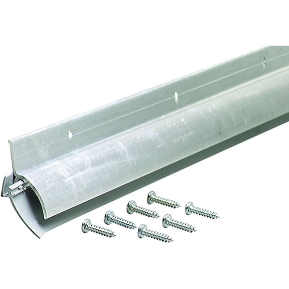 M-D Building Products Sweep Silver Metal Door Sweep - 0.56 x 36 In Multicolor