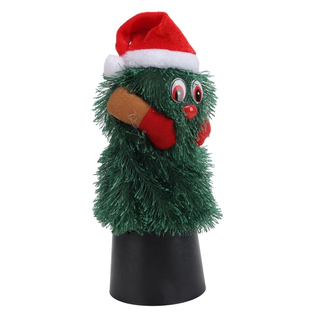 Cantando Bailando Árbol De Navidad, Mesa Árbol De Navidad Musical Giratorio Linda Planta Forma Árbol De Navidad Estatuilla Decoración Con Luces Árbol Decoraciones Regalos Mini