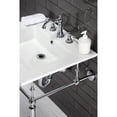thumbnail image 4 of Fauceture Continental 25" x 22" Ceramic Vanity Top with Rectangular Sink, 8" Faucet Drillings, White, 4 of 11