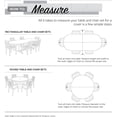 thumbnail image 5 of Neatifyes Veranda Water-Resistant 60 Inch Round Patio Table & Chair Set Cover with Umbrella Hole, Pebble, Outdoor Table Cover, 5 of 15