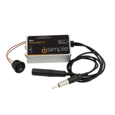 iSimple IS31 Antenna Bypass FM Modulator for Factory or Aftermarket Car