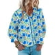 thumbnail image 1 of Blusa Cicy Bell con estampado floral para mujer, manga 3/4, 1 of 8