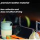 thumbnail image 3 of 4-in-1 Car Backseat Organizer - Cup Holders, Tissue Box, Phone Stand & Hooks, Multifunctional Storage for Car Travel & Family (Black), 3 of 6