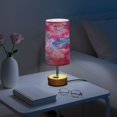 thumbnail image 6 of Touch-Control 3-Color Desk Lamp with Plug – Energy-Saving LED + 3 Simultaneous Charging Ports Tie-dye Snowflake, 6 of 8