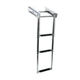 thumbnail image 2 of koolsoo 3 Step Boat Ladder Boarding Ladder Folding Ladder Swim Ladder Pontoon Ladder, 2 of 9