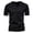 Black, variant on Men's Slim Fit Casual Shirt, Short Sleeve Button Down Sport Top, Breathable Athletic Performance Shirt for Work & Travel