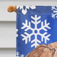 thumbnail image 3 of Carolines Treasures SC9607CHF Anglais Foxhound Bleu Flocon de Neige Hiver Drapeau Toile Maison Taille, 3 of 4