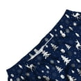 thumbnail image 6 of Family Matching Pajamas Silk Satin Holiday Matching Pajamas Sets Long Sleeve Nightwear Fashion Clothes (Kid, Blue, Size 5-6 Years), 6 of 9