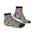thumbnail image 3 of Bingfone Colorful Easter Eggs1 Design Patterned Men'S Women'S Casual Cotton Socks, 3 of 9