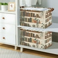 thumbnail image 2 of Yayeee Foldable Storage Basket for Shelves with Handles Waterproof Cloth Bins, Shelf Plants, 2 of 7
