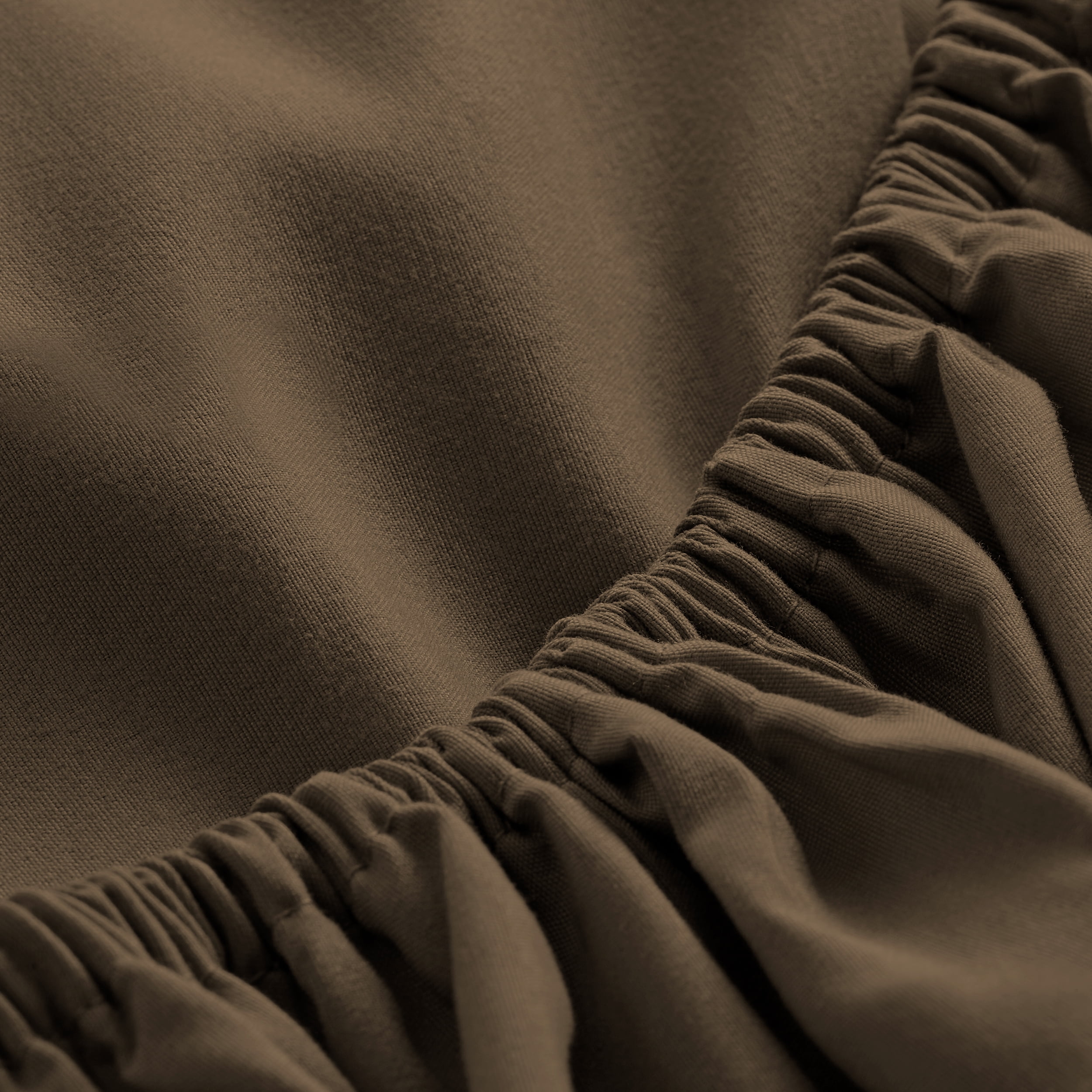 Bare Home Microfiber 5-Piece Cocoa/Taupe Comforter, Cocoa Sheet Set Reversible Bed in a Bag, Queen