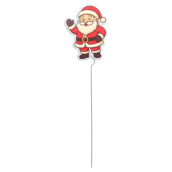 Santa Christmas Yard Stake, Red and White, 18", by Holiday Time