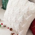 Christmas Tree Pillow Covers 18x18 Inch Set of 2 Soft Plush Faux Fur