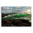 thumbnail image 1 of Epic Art 'The Wave' by Natalie Mikaels, Acrylic Glass Wall Art, 36"x24", 1 of 8