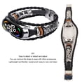 thumbnail image 4 of Leather Strap, Leather Strap For Metal Buckle Ethnic Style Retro Smart Watch Replacement  7 Leather For For  7 Nfc Bracelet Band For Mi Band 7, 4 of 8